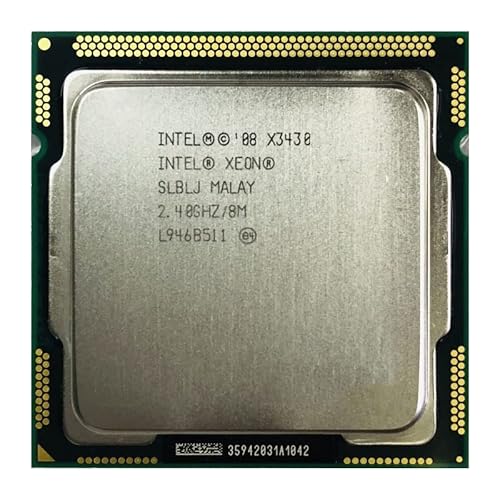 Intel Xeon X3430 2,4 GHz Quad-Core Quad-Thread 95 W CPU-Prozessor LGA 1156 KEIN LÜFTER von Hegem