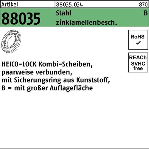 200 Stk. Heico Kombischeibe R 88035 HKB- 8 Stahl flZnnc 200 Stück 200 Stk. Heico Kombischeibe R 88035 HKB- 8 Stahl flZnnc 200 Stück von Heico