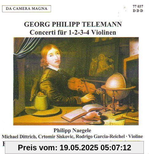 Concerti für 1-4 Violinen Concerti für 1-4 Violinen von Heidelberger Kammerorchester