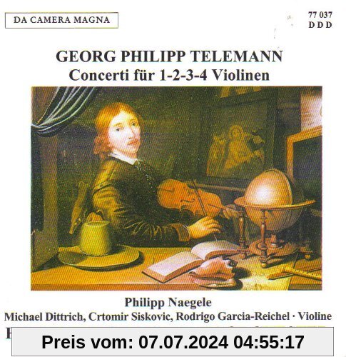 Concerti für 1-4 Violinen von Heidelberger Kammerorchester