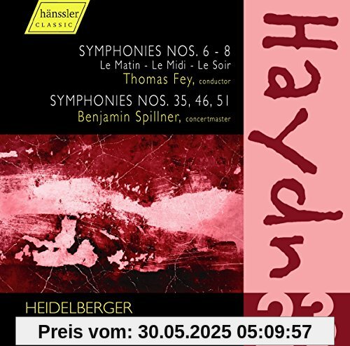 Sinfonien 6-8,35,46,51 Sinfonien 6-8,35,46,51 von Heidelberger Sinfoniker