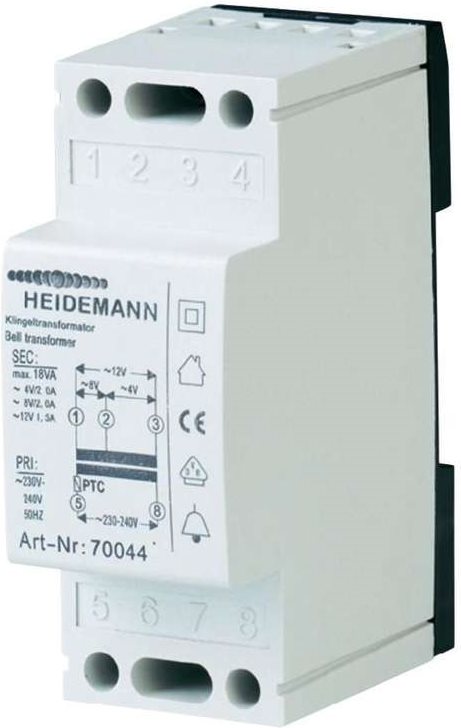 HEIDEMANN Multi-Klingeltransformator (70044) von Heidemann