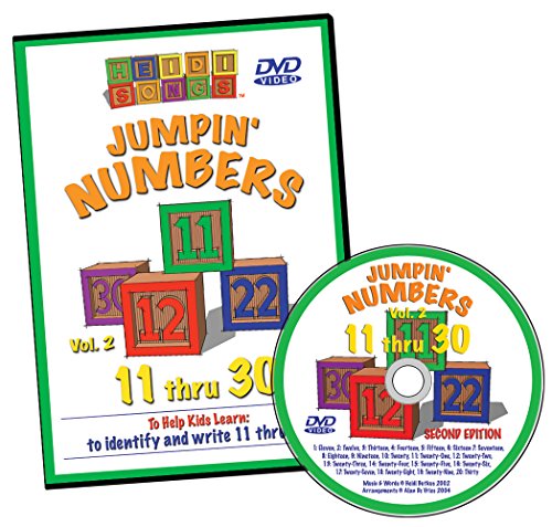 Jumpin' Numbers 11-30 Volume 2 DVD von HeidiSongs
