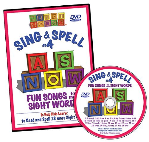 Sing & Spell the Sight Words - Volume 4 DVD von HeidiSongs