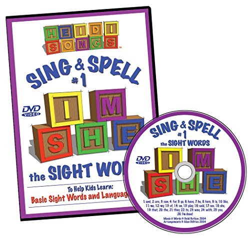 Sing & Spell the Sight Words Volume 1 DVD von Heidisongs