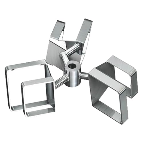 Heidolph Edelstahl Visco-Jet Crack 120 Rührblatt, 120mm Kopfdurchmesser von Heidolph