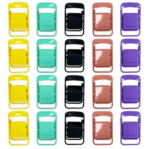 Heidouse 20pcs Telefonständer, tragbarer Mini -Klappstuhl, Telefonhalter für Schreibtisch von Heidouse