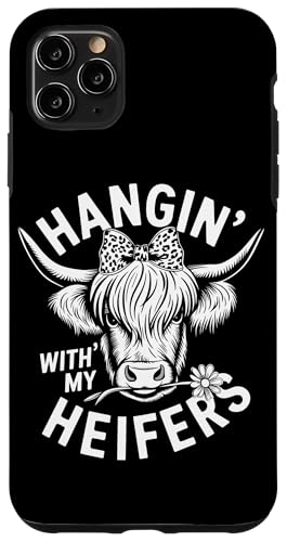 Ich hänge einfach mit meinen Färsen Hülle für iPhone 11 Pro Max Ich hänge einfach mit meinen Färsen Hülle für iPhone 11 Pro Max von Heifer Gifts for Women and Men