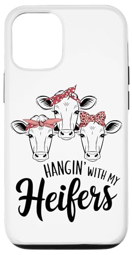 Ich hänge einfach mit meinen Färsen Hülle für iPhone 12/12 Pro Ich hänge einfach mit meinen Färsen Hülle für iPhone 12/12 Pro von Heifer Gifts for Women and Men