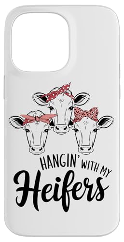 Ich hänge einfach mit meinen Färsen Hülle für iPhone 14 Pro Max Ich hänge einfach mit meinen Färsen Hülle für iPhone 14 Pro Max von Heifer Gifts for Women and Men