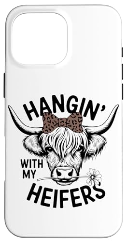 Ich hänge einfach mit meinen Färsen Hülle für iPhone 16 Pro Max Ich hänge einfach mit meinen Färsen Hülle für iPhone 16 Pro Max von Heifer Gifts for Women and Men