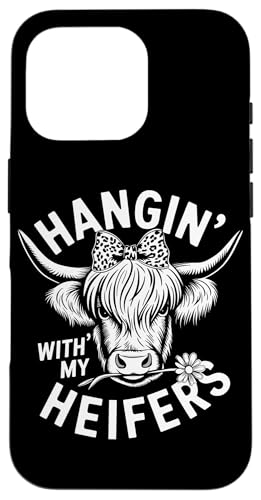 Ich hänge einfach mit meinen Färsen Hülle für iPhone 16 Pro Ich hänge einfach mit meinen Färsen Hülle für iPhone 16 Pro von Heifer Gifts for Women and Men