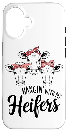 Ich hänge einfach mit meinen Färsen Hülle für iPhone 16 Ich hänge einfach mit meinen Färsen Hülle für iPhone 16 von Heifer Gifts for Women and Men