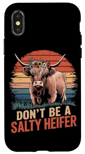 Sei keine salzige Färse Hülle für iPhone X/XS Sei keine salzige Färse Hülle für iPhone X/XS von Heifer Gifts for Women and Men