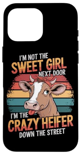 Verrückte Färse Hülle für iPhone 16 Pro Max Verrückte Färse Hülle für iPhone 16 Pro Max von Heifer Gifts for Women and Men