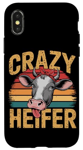 Verrückte Färse Hülle für iPhone X/XS Verrückte Färse Hülle für iPhone X/XS von Heifer Gifts for Women and Men