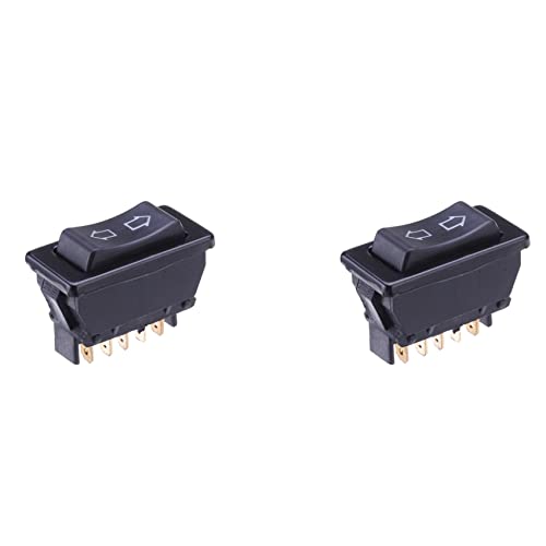 Heiikiuy 2 x Universal-Schalter, elektrisch, 5, 20 A, 12 V DC, für Lkw-Fahrzeuge von Heiikiuy