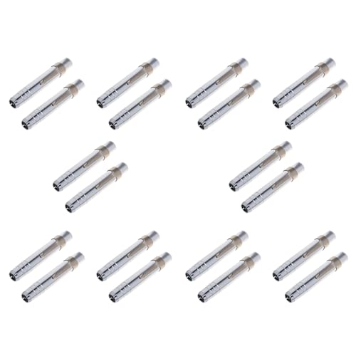 Heiikiuy 20 PCS Silber Aluminiumlegierung Kreide Keeper Holder Heiikiuy 20 PCS Silber Aluminiumlegierung Kreide Keeper Holder von Heiikiuy