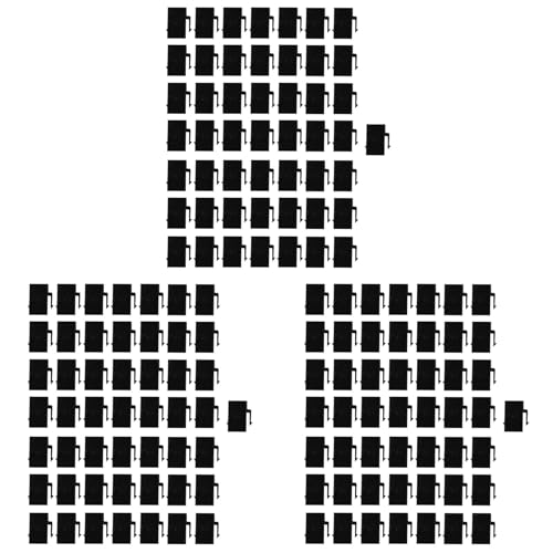 Heiikiuy 3 x RJ45-Buchse Cat6 RJ45 Netzwerk-Verlängerungskabel Ethernet LAN Cat 6 Koppler Verlängerungsadapter (schwarz) von Heiikiuy