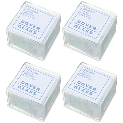 Heiikiuy 400Pcs Transparente Objektträger DeckgläSer DeckgläSer 22X22mm FÜR Mikroskope Heiikiuy 400Pcs Transparente Objektträger DeckgläSer DeckgläSer 22X22mm FÜR Mikroskope von Heiikiuy