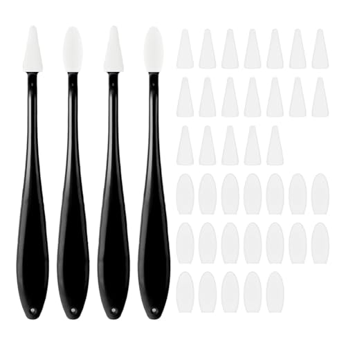 Heilanole 4Pcs Papier Art Blending Blenders Stumps mit 40 Stück Ersatzschwamm-Wischtücher für das Schattieren und Korrigieren Von Kohlezeichnungen A von Heilanole