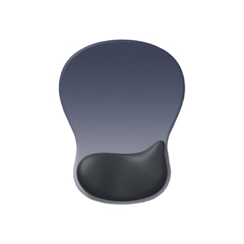 Heilanole Ergonomisches Handgelenk Rastplatte Ergonomisches Maus-Pad für Büroschreibtisch Blau-Schwarz-Gradienten von Heilanole