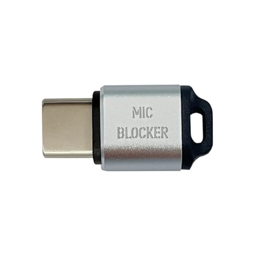 Heilanole MIC Blocker Mikrofon-Sound Security Guard für Alle USB C-Geräte Laptop Smartphone Tablet Silber Heilanole MIC Blocker Mikrofon-Sound Security Guard für Alle USB C-Geräte Laptop Smartphone Tablet Silber von Heilanole