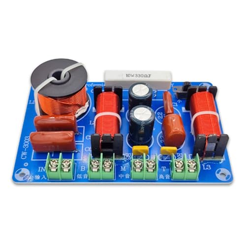Heilanole Mittelbass 3-Wege-Lautsprecher Crossover, 250W 850/5200Hz für Qualitäts-Stereo-Audio-DIY-Systeme Heilanole Mittelbass 3-Wege-Lautsprecher Crossover, 250W 850/5200Hz für Qualitäts-Stereo-Audio-DIY-Systeme von Heilanole