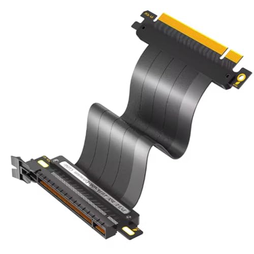 Heilanole PCIe 4.0-Verlängerungskabel, PCIe 4.0 X16 Extender Riser-Kabel, Hohe Abschirmungseigenschaft, Effizient für Grafikkarten Heilanole PCIe 4.0-Verlängerungskabel, PCIe 4.0 X16 Extender Riser-Kabel, Hohe Abschirmungseigenschaft, Effizient für Grafikkarten von Heilanole