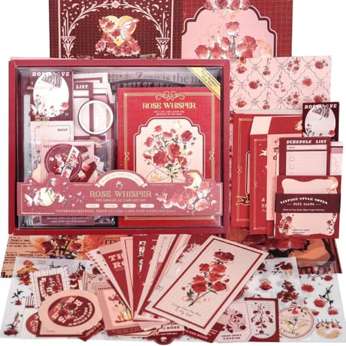 Heilanole Scrapbooking-Set, Vintage-Kollektion, Perfekt für -Scrapbooking-Materialien, Planer, DIY, Kunsthandwerk, Rose Whisper Heilanole Scrapbooking-Set, Vintage-Kollektion, Perfekt für -Scrapbooking-Materialien, Planer, DIY, Kunsthandwerk, Rose Whisper von Heilanole
