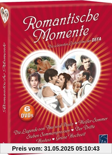 Romantische Momente - Die schönsten Liebesfilme der DEFA (Die Legende von Paul und Paula - Heisser Sommer - Sieben Sommersprossen - Der Dritte - Hostess - Grüne Hochzeit)) [6 DVDs] von Heiner Carow