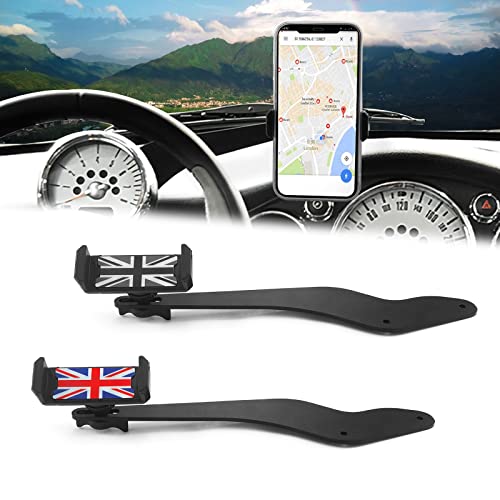 Heinmo Auto 360 Grad Handyhalter Handyhalterung Getränkehalter Satnd Ständer Cradle für Cooper Hatchback Covertible R50 R53 R52 2001-2008 von Heinmo