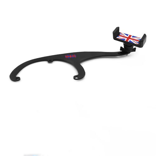 Heinmo Auto 360 Grad Handyhalter Handyhalterung Getränkehalter Satnd Ständer Cradle für Cooper Clubman Countryman R55 R56 R57 R58 R59 2006-2015 Steering Wheel on The Left von Heinmo
