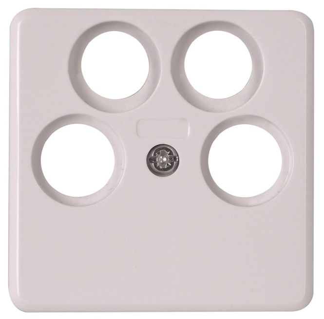 Kopp HK02-Antennenabdeckung 4 370013008 Anschlüsse arktisweiß von Heinrich Kopp GmbH