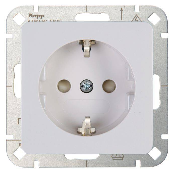 Kopp HK02 Schutzkontakt 915013000 Steckdose m.erhöhtem Berührungss von Heinrich Kopp GmbH