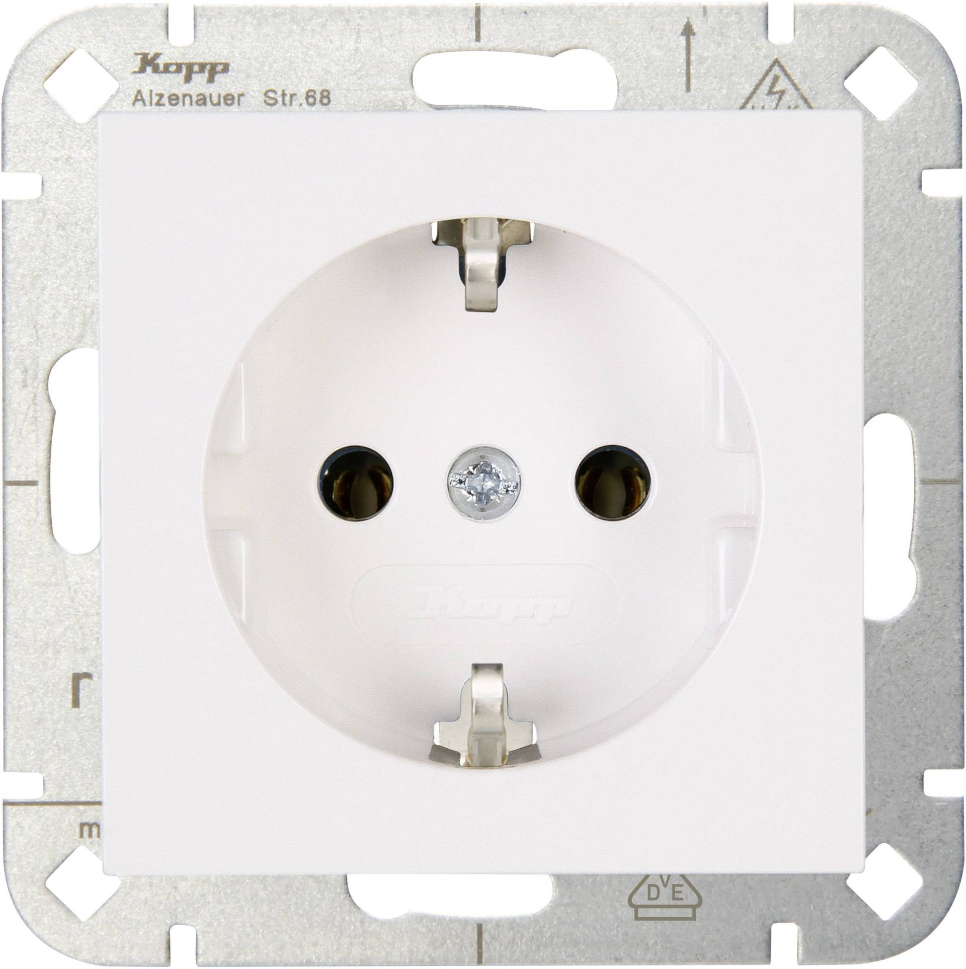 Kopp HK07 Schutzkontakt 949329007 Steckdose reinweiß Kopp HK07 Schutzkontakt 949329007 Steckdose reinweiß von Heinrich Kopp GmbH