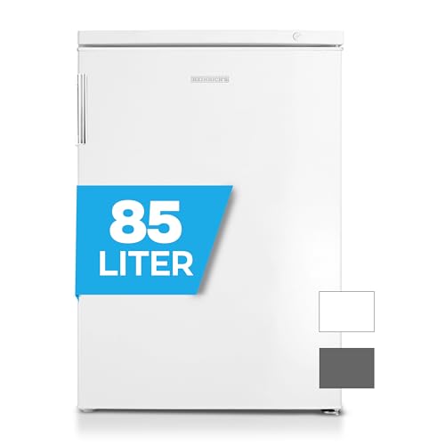 Heinrich´s Gefrierschrank, 85 Liter, Temperatur:-18°C~-38°C, Freezer, 3x Gefrierschublade, Stufenloser Temperaturregler,Airflow, wechselbarer Türanschlag, weis von Heinrich´s