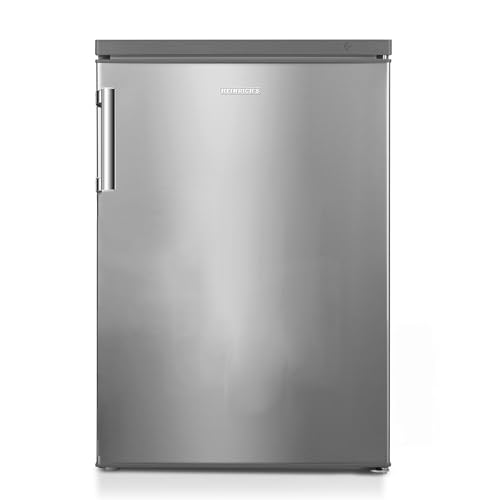 Heinrich´s Gefrierschrank, 85 Liter, Mini, Temperatur:-18°C~-38°C, Freezer, 3x Gefrierschublade, Stufenloser Temperaturregler,Airflow, wechselbarer Türanschlag, inox von Heinrich´s