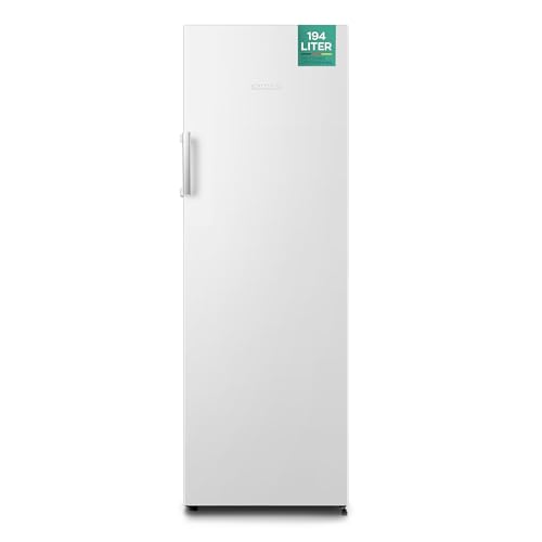 HEINRICHS Gefrierschrank, Freezer, No-Frost Schutz, 5x Gefrierschublade +1x Gefrierfach, LED-Display,Airflow, wechselbarer Türanschlag, Alarmfunktion, Temperatur:-14°C~-24°C, Heinrich´s (weiß) von Heinrich´s