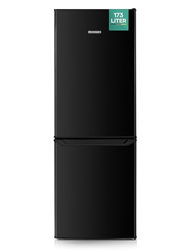 HEINRICHS Kühlgefrierkombination 173L Gesamtvolumen, 121L Kühlvolumen 52L Gefriervolumen,LED Beleuchtung,Türanschlag wechselbar, leise 40dB, große Tiefkühlboxen, 7Temperaturstufen,Heinrich´s(schwarz) HEINRICHS Kühlgefrierkombination 173L Gesamtvolumen, 121L Kühlvolumen 52L Gefriervolumen,LED Beleuchtung,Türanschlag wechselbar, leise 40dB, große Tiefkühlboxen, 7Temperaturstufen,Heinrich´s(schwarz) von Heinrich´s