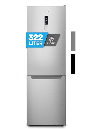 Heinrich´s Kühlgefrierkombination mit 322L Gesamtvolumen, 226L Kühlvolumen, 96L Gefriervolumen, Total NO-FROST, LED Beleuchtung,Türanschlag wechselbar, leise 35dB, große Tiefkühlboxen, inox Heinrich´s Kühlgefrierkombination mit 322L Gesamtvolumen, 226L Kühlvolumen, 96L Gefriervolumen, Total NO-FROST, LED Beleuchtung,Türanschlag wechselbar, leise 35dB, große Tiefkühlboxen, inox von Heinrich´s
