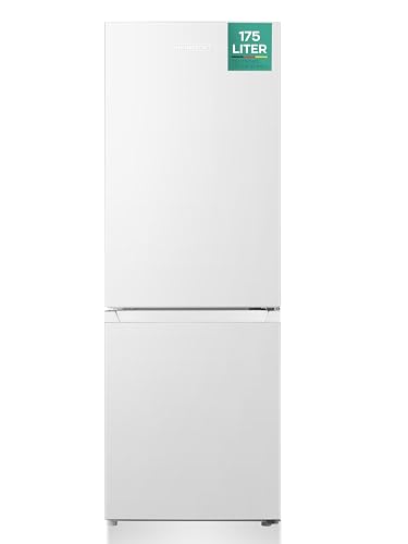 HEINRICHS Kühlgefrierkombination 175Liter, Kühlvolumen 122L, Gefrierfach 53L,LED Innenraumbeleuchtung, Kühlschrank Türanschlag wechselbar, leise 39dB,große Tiefkühlboxen, 7 Temperaturstufen,weiß HEINRICHS Kühlgefrierkombination 175Liter, Kühlvolumen 122L, Gefrierfach 53L,LED Innenraumbeleuchtung, Kühlschrank Türanschlag wechselbar, leise 39dB,große Tiefkühlboxen, 7 Temperaturstufen,weiß von Heinrich´s