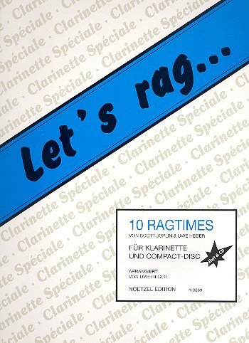 Let's rag (+CD): 10 Ragtimes für Klarinette von Heinrichshofen Verlag