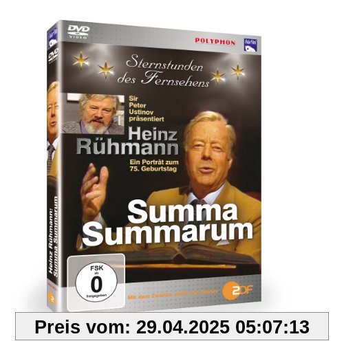 Heinz Rühmann: Summa Summarum - Ein Porträt zum 75. Geburtstag von Heinz Rühmann