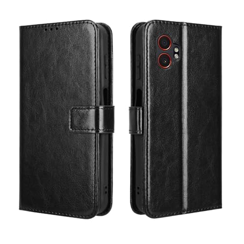 Heioloo Hülle für Samsung Galaxy XCover 7 Pro Schutzhülle Klappbar Standfunktion Leder Stoßfest Handyhülle [Magnetverschluss] [Kartenfach] von Heioloo