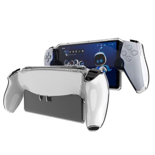 Heioloo Hülle für Sony PS5 Playstation Portal Schutzhülle [Weich TPU] Case [Stoßfest] [Anti-Kratzer] Vollem Schutz für Sony PS5 Portal-Transparent von Heioloo