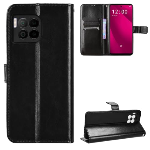 Heioloo Hülle für T Phone 2 Pro Schutzhülle Klappbar Standfunktion Leder Stoßfest Handyhülle [Kartenfach] [Magnetverschluss] von Heioloo