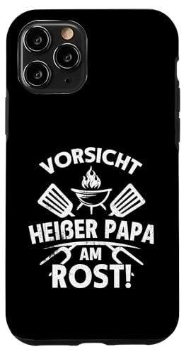 Heißer Papa Grillen Vatertag Spruch Für Männer Humor Familie Hülle für iPhone 11 Pro von Heißer Papa Grillen Vatertag Geschenk Familie