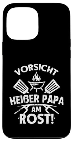 Heißer Papa Grillen Vatertag Spruch Für Männer Humor Familie Hülle für iPhone 13 Pro Max von Heißer Papa Grillen Vatertag Geschenk Familie