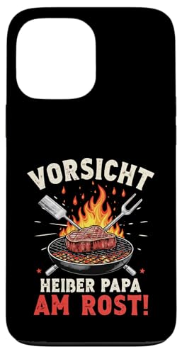 Heißer Papa Grillen Vatertag Spruch Für Männer Humor Familie Hülle für iPhone 13 Pro Max von Heißer Papa Grillen Vatertag Geschenk Familie